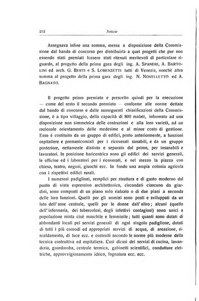 Note e riviste di psichiatria Manicomio provinciale di Pesaro