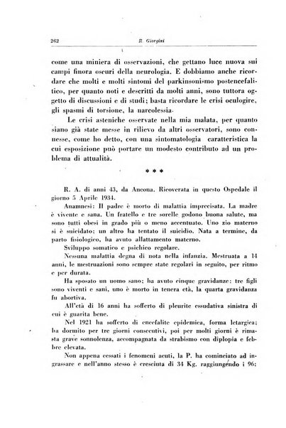 Note e riviste di psichiatria Manicomio provinciale di Pesaro