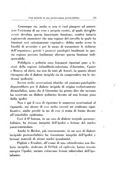 Note e riviste di psichiatria Manicomio provinciale di Pesaro