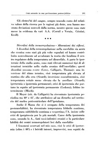 Note e riviste di psichiatria Manicomio provinciale di Pesaro