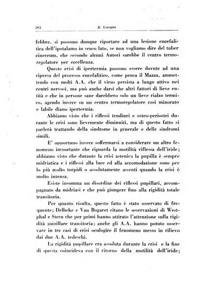 Note e riviste di psichiatria Manicomio provinciale di Pesaro