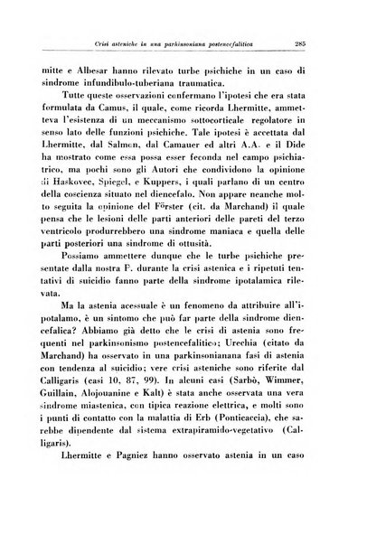 Note e riviste di psichiatria Manicomio provinciale di Pesaro