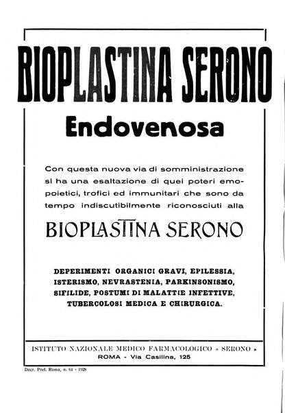 Note e riviste di psichiatria Manicomio provinciale di Pesaro