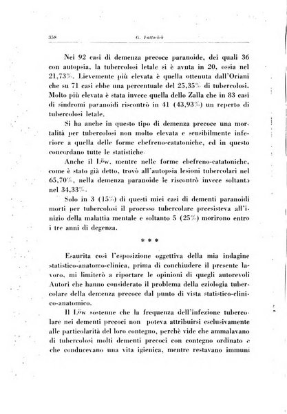 Note e riviste di psichiatria Manicomio provinciale di Pesaro