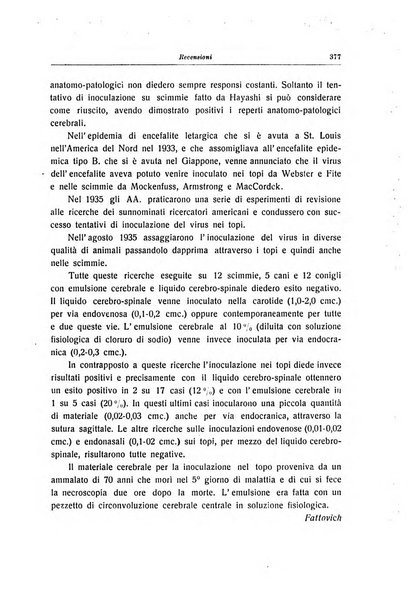 Note e riviste di psichiatria Manicomio provinciale di Pesaro