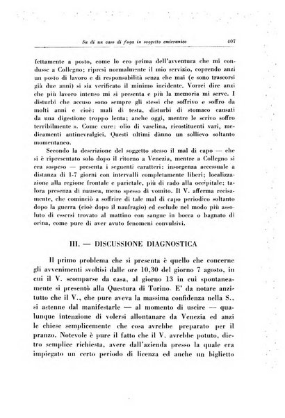 Note e riviste di psichiatria Manicomio provinciale di Pesaro