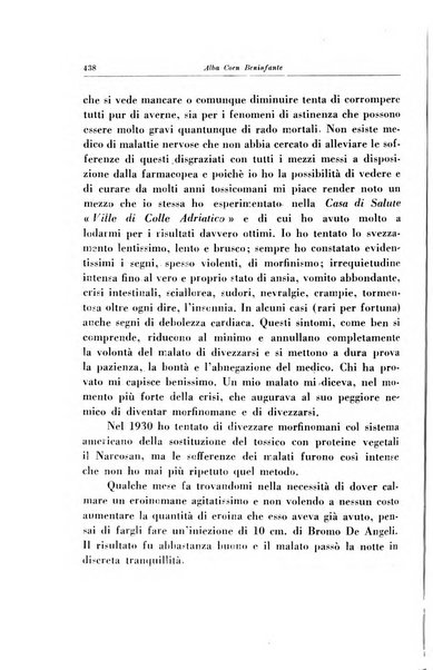 Note e riviste di psichiatria Manicomio provinciale di Pesaro