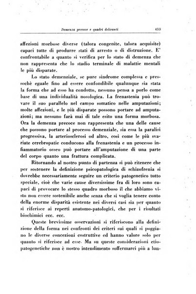 Note e riviste di psichiatria Manicomio provinciale di Pesaro