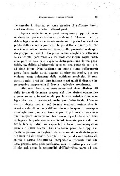 Note e riviste di psichiatria Manicomio provinciale di Pesaro