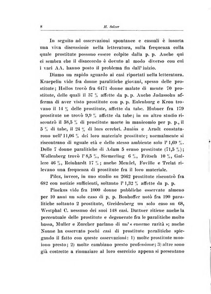 Note e riviste di psichiatria Manicomio provinciale di Pesaro