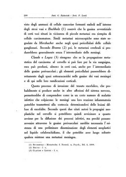 Note e riviste di psichiatria Manicomio provinciale di Pesaro