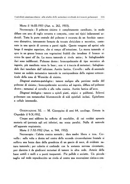 Note e riviste di psichiatria Manicomio provinciale di Pesaro