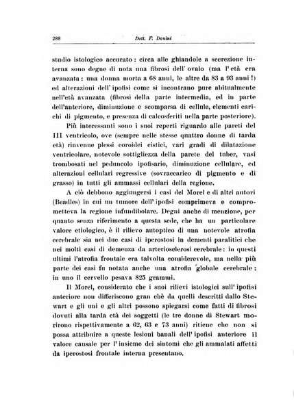 Note e riviste di psichiatria Manicomio provinciale di Pesaro