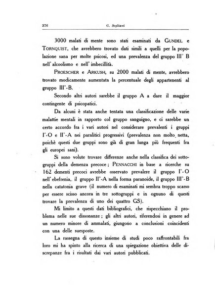 Note e riviste di psichiatria Manicomio provinciale di Pesaro