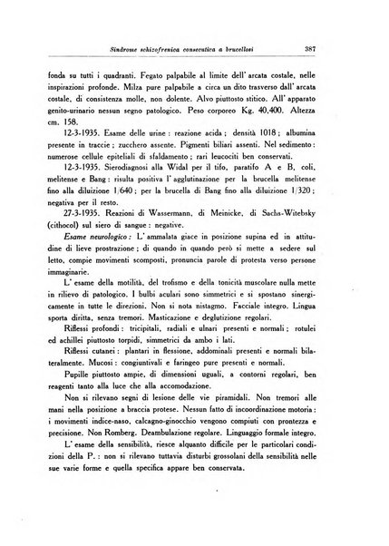 Note e riviste di psichiatria Manicomio provinciale di Pesaro