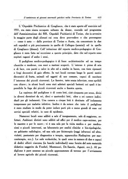 Note e riviste di psichiatria Manicomio provinciale di Pesaro