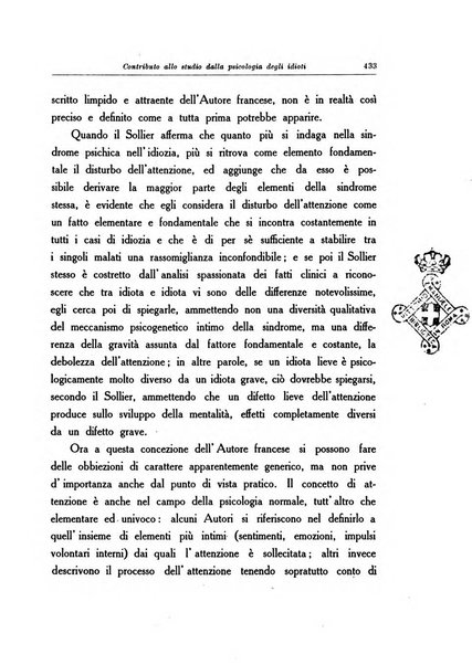 Note e riviste di psichiatria Manicomio provinciale di Pesaro