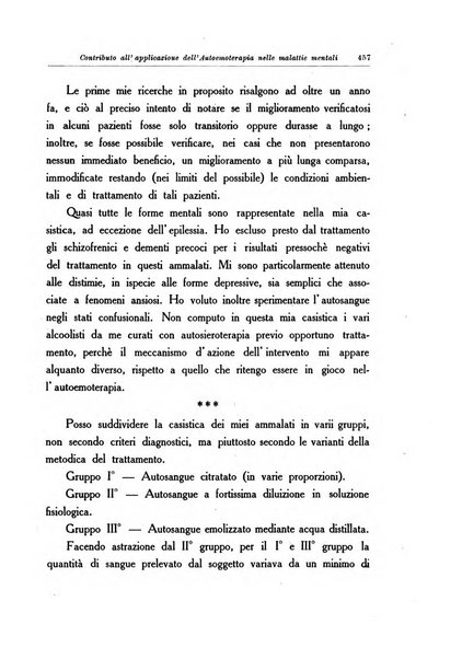 Note e riviste di psichiatria Manicomio provinciale di Pesaro