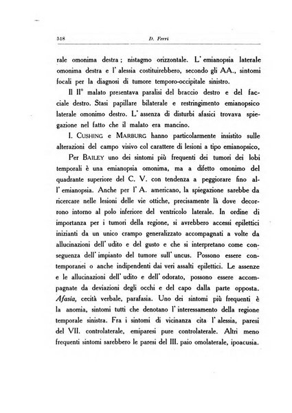 Note e riviste di psichiatria Manicomio provinciale di Pesaro