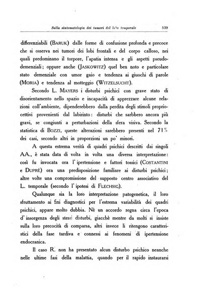 Note e riviste di psichiatria Manicomio provinciale di Pesaro