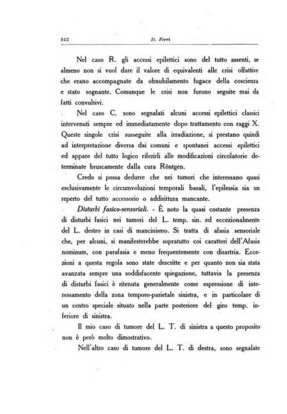 Note e riviste di psichiatria Manicomio provinciale di Pesaro