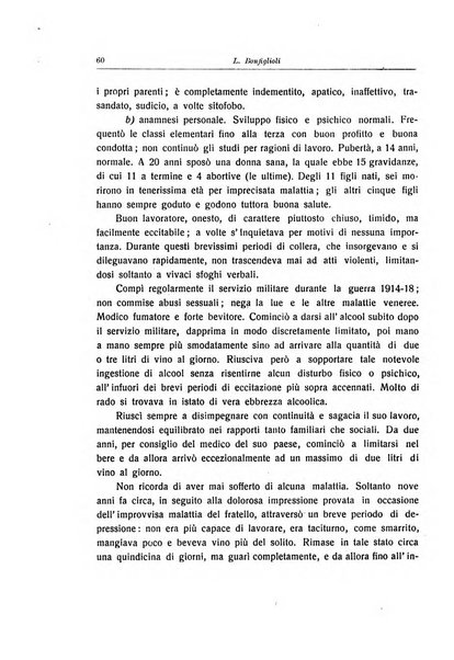 Note e riviste di psichiatria Manicomio provinciale di Pesaro