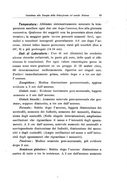 Note e riviste di psichiatria Manicomio provinciale di Pesaro