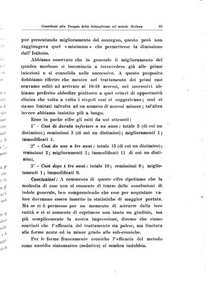 Note e riviste di psichiatria Manicomio provinciale di Pesaro