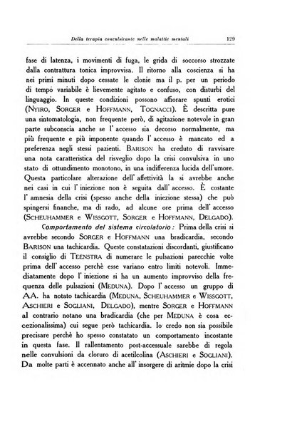 Note e riviste di psichiatria Manicomio provinciale di Pesaro