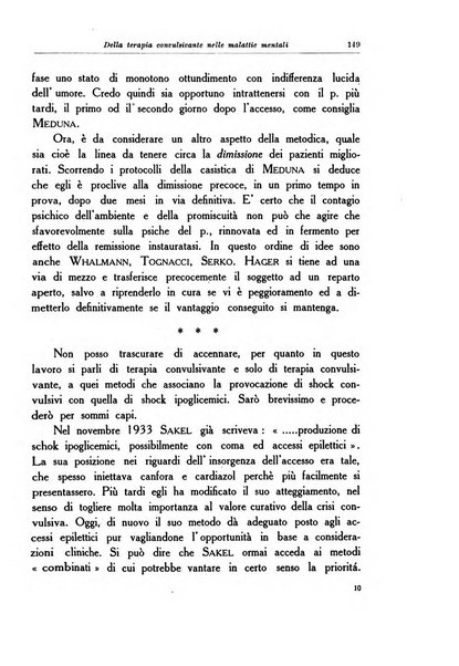 Note e riviste di psichiatria Manicomio provinciale di Pesaro