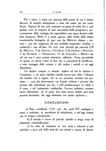 Note e riviste di psichiatria Manicomio provinciale di Pesaro