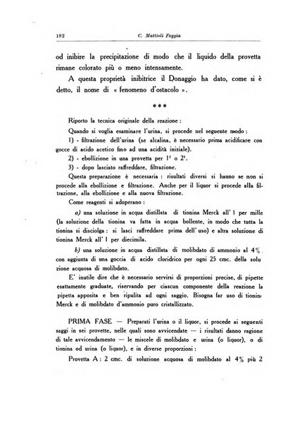 Note e riviste di psichiatria Manicomio provinciale di Pesaro