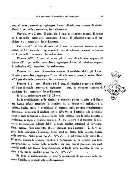 Note e riviste di psichiatria Manicomio provinciale di Pesaro