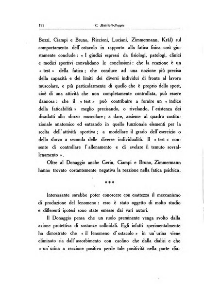 Note e riviste di psichiatria Manicomio provinciale di Pesaro