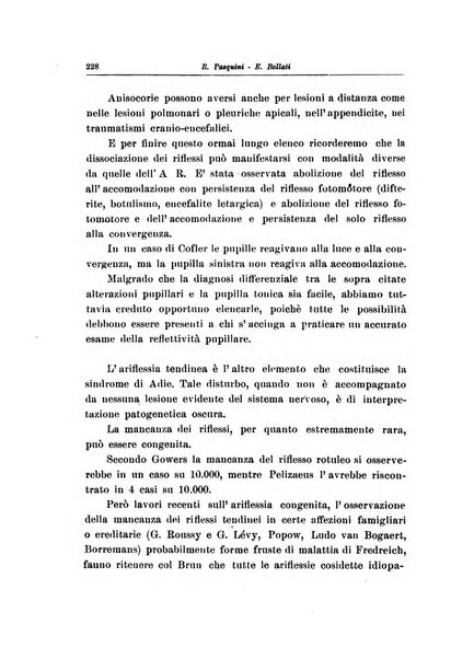 Note e riviste di psichiatria Manicomio provinciale di Pesaro