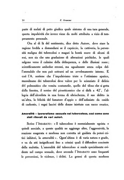 Note e riviste di psichiatria Manicomio provinciale di Pesaro