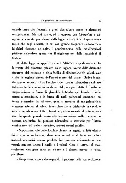 Note e riviste di psichiatria Manicomio provinciale di Pesaro