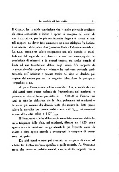 Note e riviste di psichiatria Manicomio provinciale di Pesaro