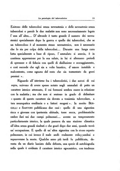 Note e riviste di psichiatria Manicomio provinciale di Pesaro