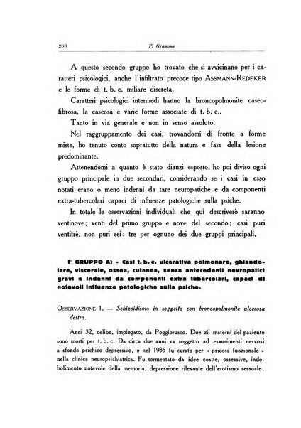 Note e riviste di psichiatria Manicomio provinciale di Pesaro