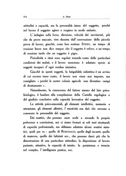 Note e riviste di psichiatria Manicomio provinciale di Pesaro