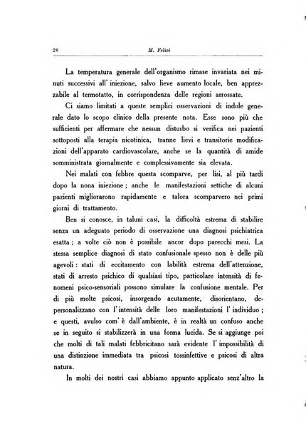 Note e riviste di psichiatria Manicomio provinciale di Pesaro