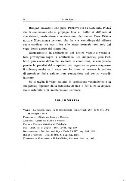 Note e riviste di psichiatria Manicomio provinciale di Pesaro