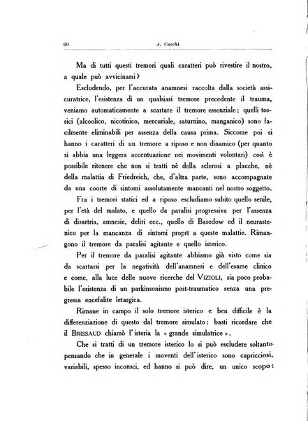 Note e riviste di psichiatria Manicomio provinciale di Pesaro