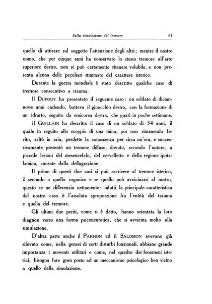 Note e riviste di psichiatria Manicomio provinciale di Pesaro