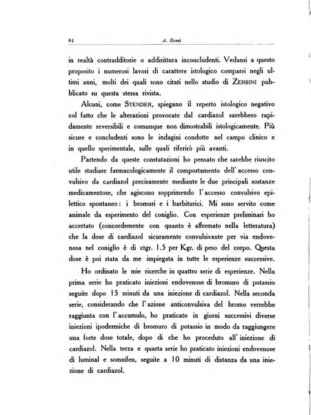 Note e riviste di psichiatria Manicomio provinciale di Pesaro