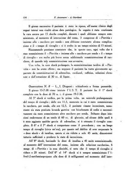 Note e riviste di psichiatria Manicomio provinciale di Pesaro