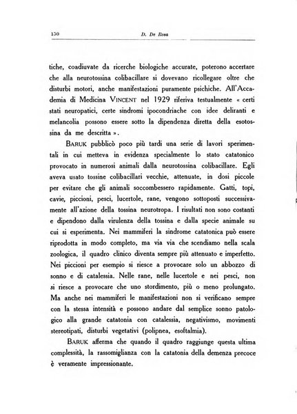 Note e riviste di psichiatria Manicomio provinciale di Pesaro