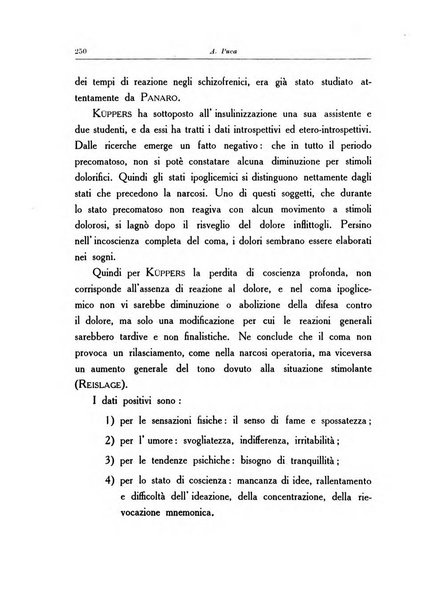 Note e riviste di psichiatria Manicomio provinciale di Pesaro