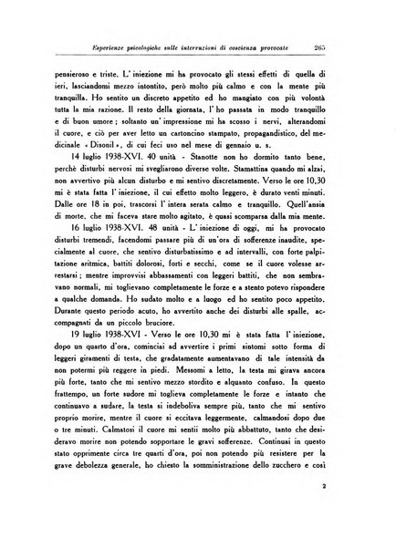 Note e riviste di psichiatria Manicomio provinciale di Pesaro